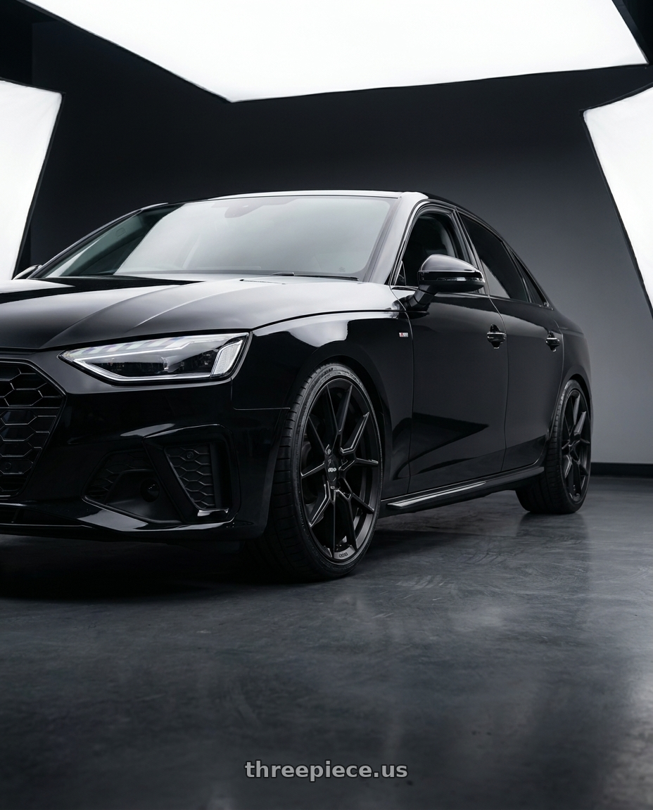 2020 Audi A4 Premium with Rotiform RC199 KPR 5X112 19x8.5 +45 SATIN BLACK wheels
