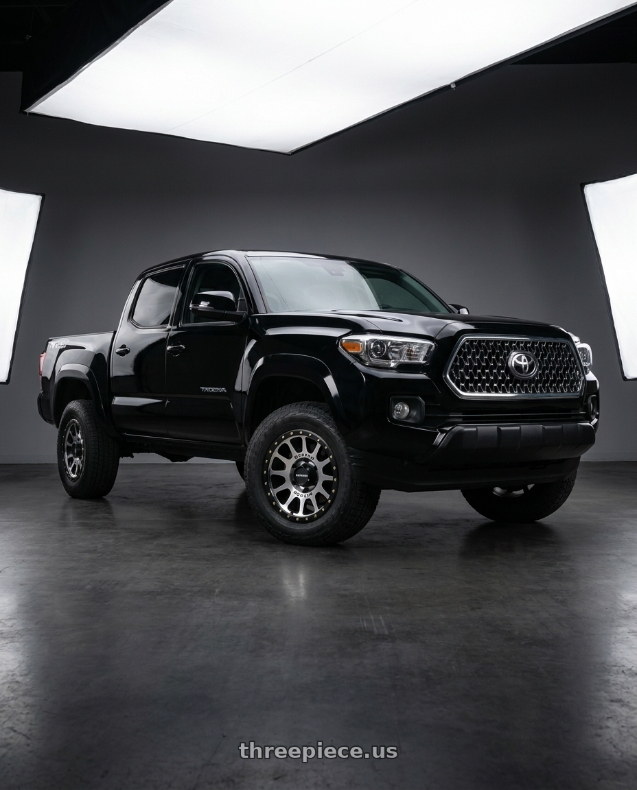 2018 Toyota Tacoma SR with Method Race Wheels 305MB NV 6x139.7 17x8.5 +0 MACHINED - MATTE BLACK LIP wheels