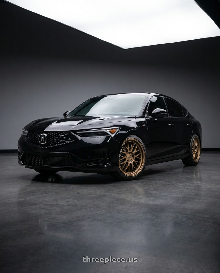 2026 acura integra a spec with KATANA RACING KR06 5x114.3 18x8 +40 Matte Bronze wheels