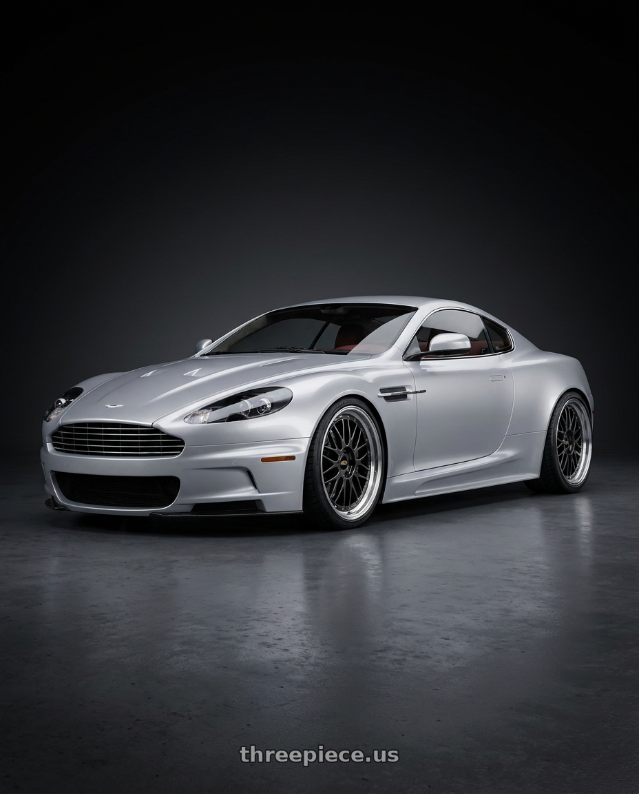 2009 Aston Martin DBS with BBS LM 5x114.3 18x8.5+38 Diamond Black wheels