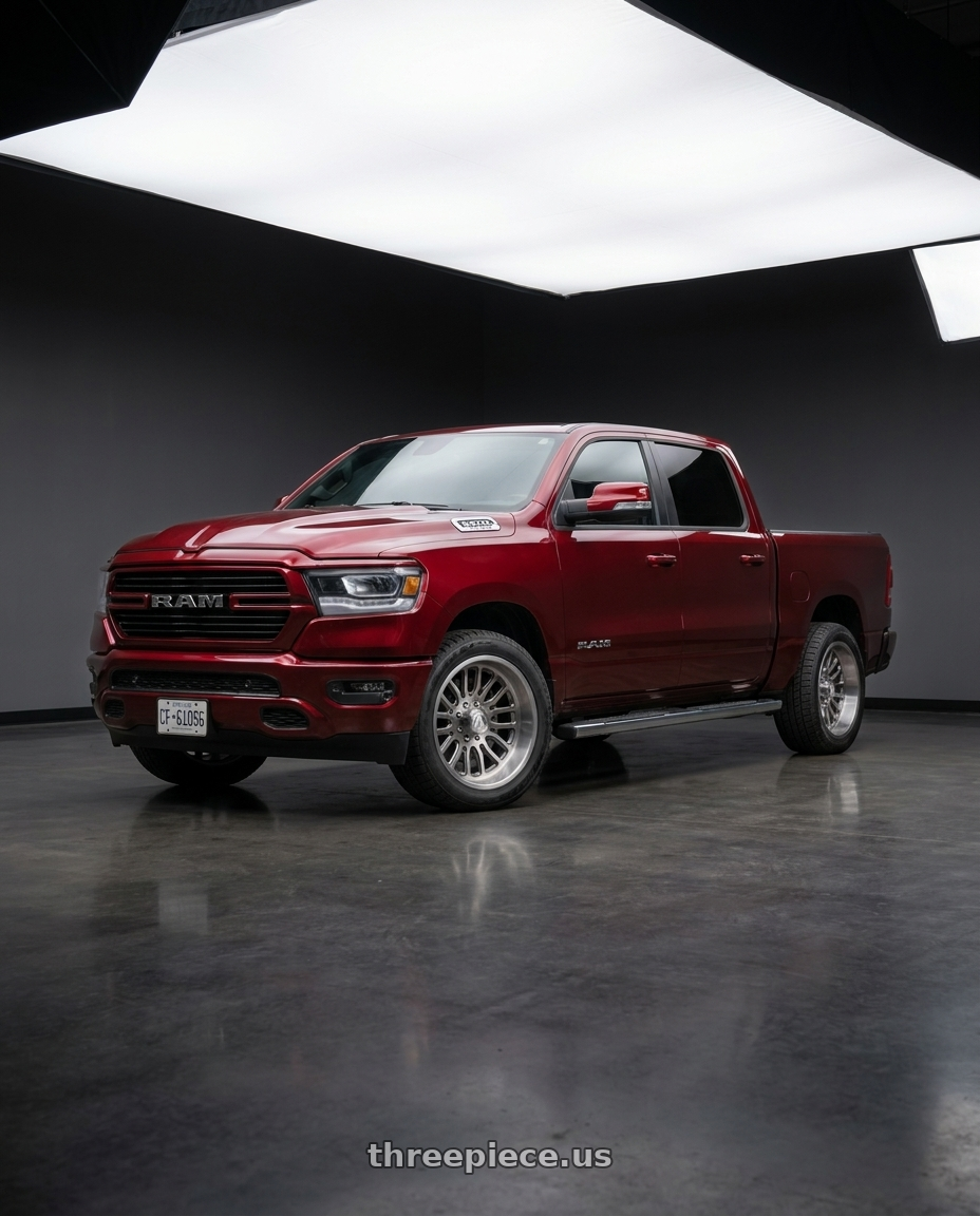 2019 Ram 1500 Big Horn with Asanti Off Road AB815 WORKHORSE 6X139.7 20X10 -20 TITANIUM-BRUSHED wheels