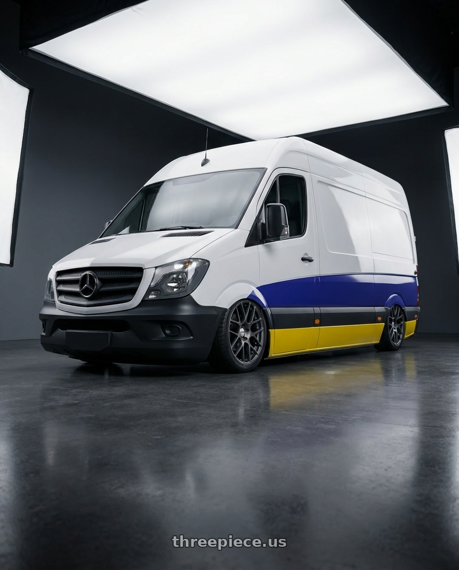 2018 MERCEDES-BENZ SPRINTER 313 CDI with TSW NURBURGRING 5X114.3 17X7.5 +45 MATTE GUNMETAL wheels