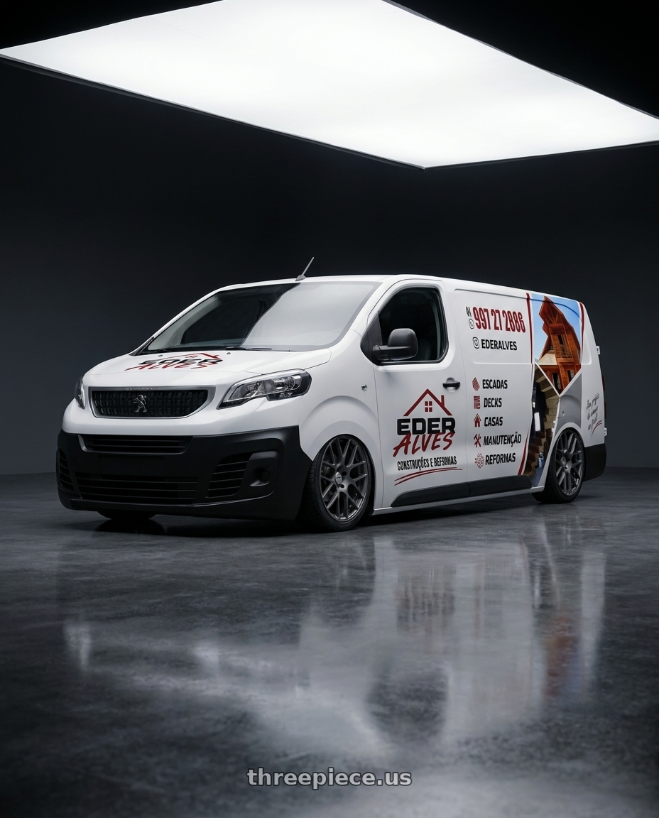 2020 PEUGEOT EXPERT adesivado with TSW NURBURGRING 5X114.3 17X7.5 +45 MATTE GUNMETAL wheels
