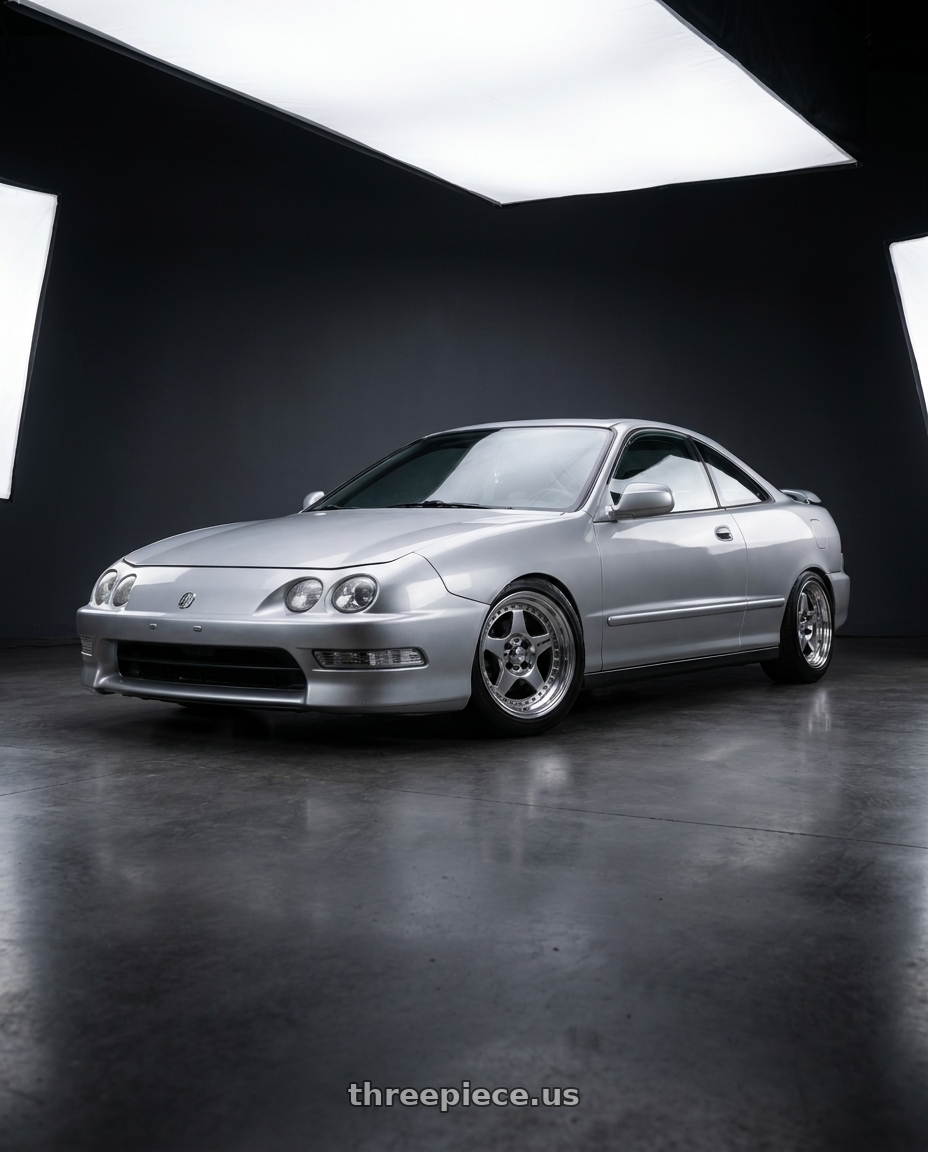 1999 Acura integra ls  with Work Meister Cr01 5x115 15x7.5+-12 O Disk Bright Buff Finish wheels