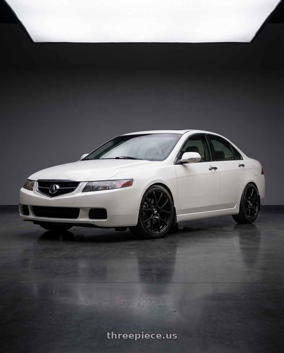 2005 Acura Tsx  with Enkei M52 5x114.3 17x7.5+40 Black wheels