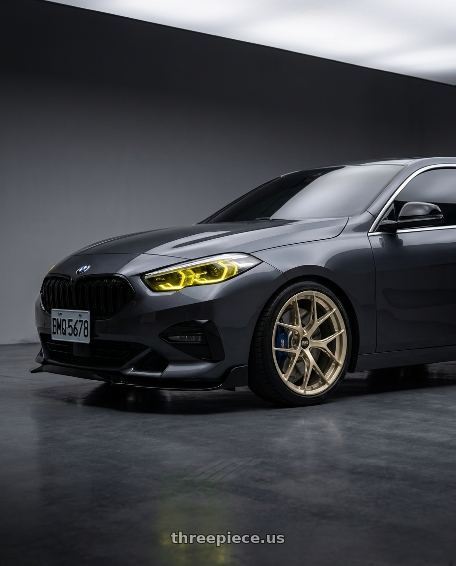 2021 BMW F44 with BBS FI-R Evo 5x112 19x9.5+15 White Gold wheels