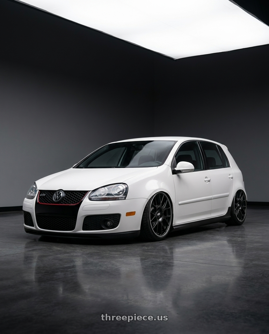 2008 Mk5 golf gti with BBS CH-R 5x112 20x10.5 +25 Satin Black Polished Rim Protector wheels