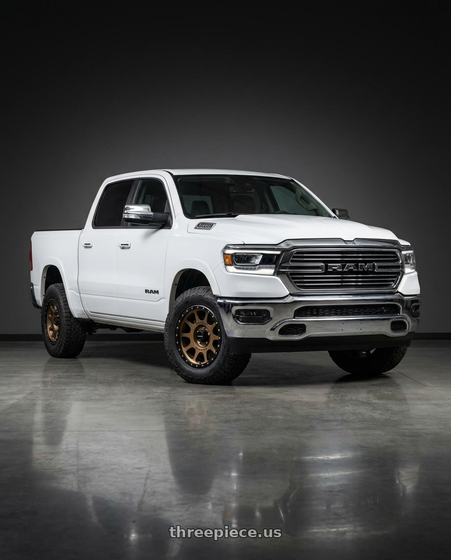 2021 Ram 1500 Laramie with Method Race Wheels 305BZ NV 6x139.7 18x9 -12 METHOD BRONZE wheels