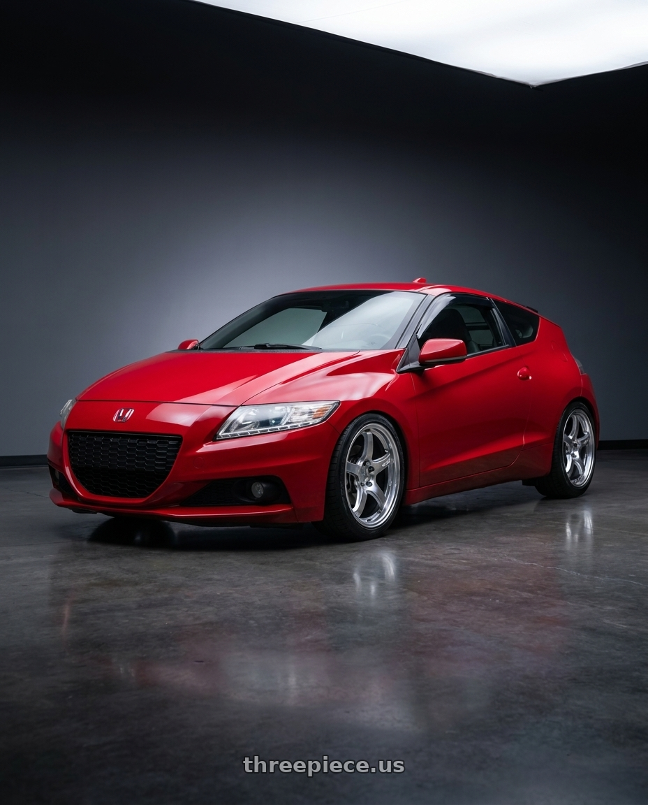 2013 Honda Crz with Gram Lights 57CR 5x114.3 18x9.5+38 Grace Silver wheels