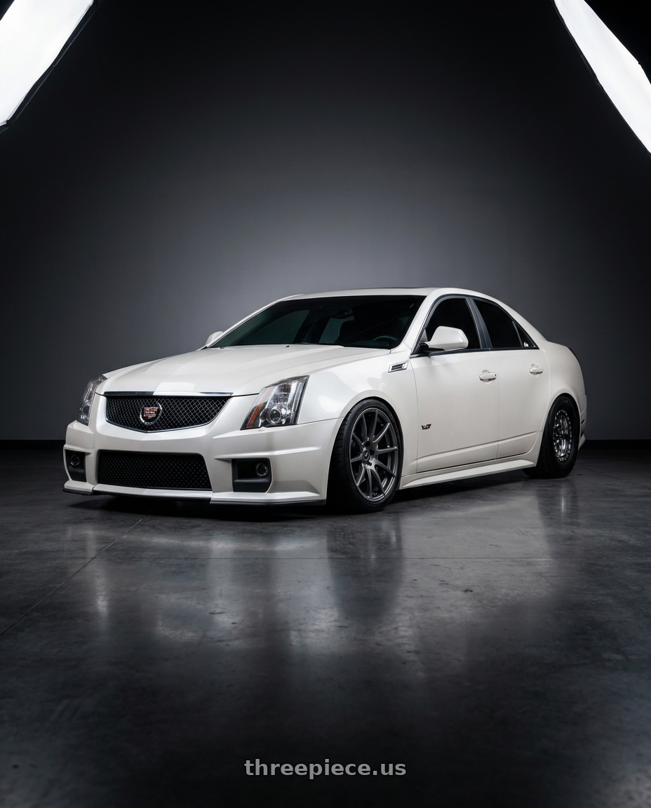 2018 Cadillac CTSV with Forgestar CF10 5x114.3 20x9 +35 Gloss Anthracite wheels