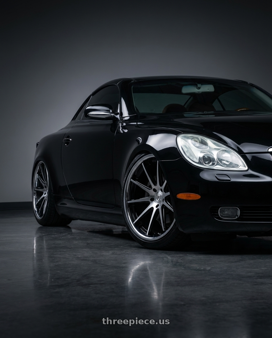 2005 lexus dc440 with Rohana RFC10 5x112 19x9.5 +30 Machine Black/chrome Lip wheels