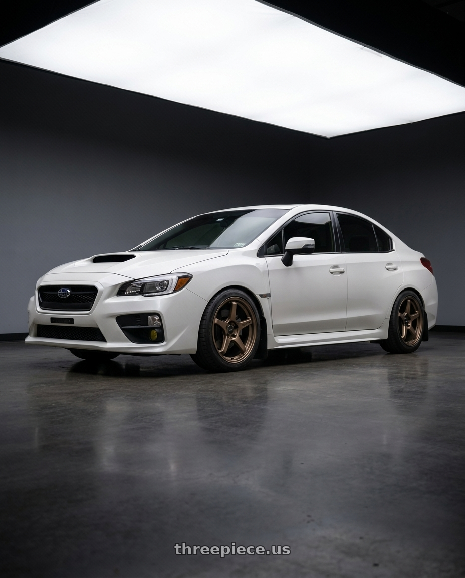 2017 subaru wrx limited crystal with Enkei TS-5 5x100 18x8.5+45 Bronze wheels
