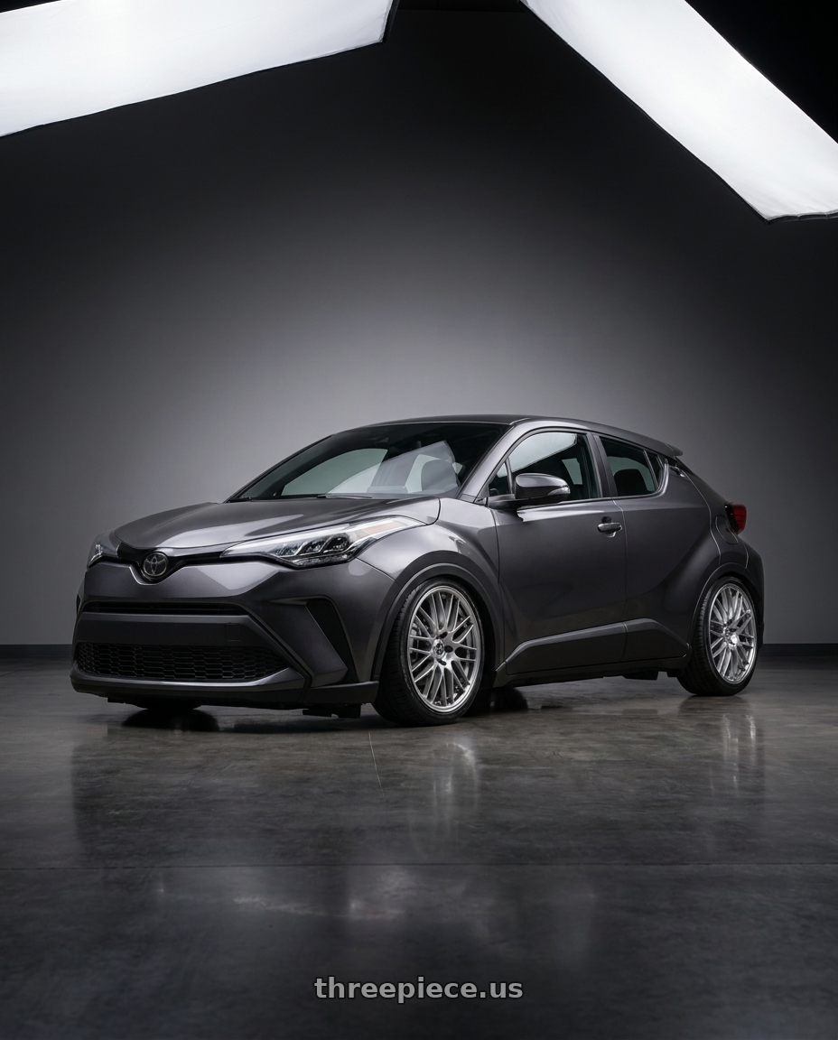 2022 Toyota chr with Enkei EKM3 5x100 17x7+45 72.8 Hyper Silver wheels