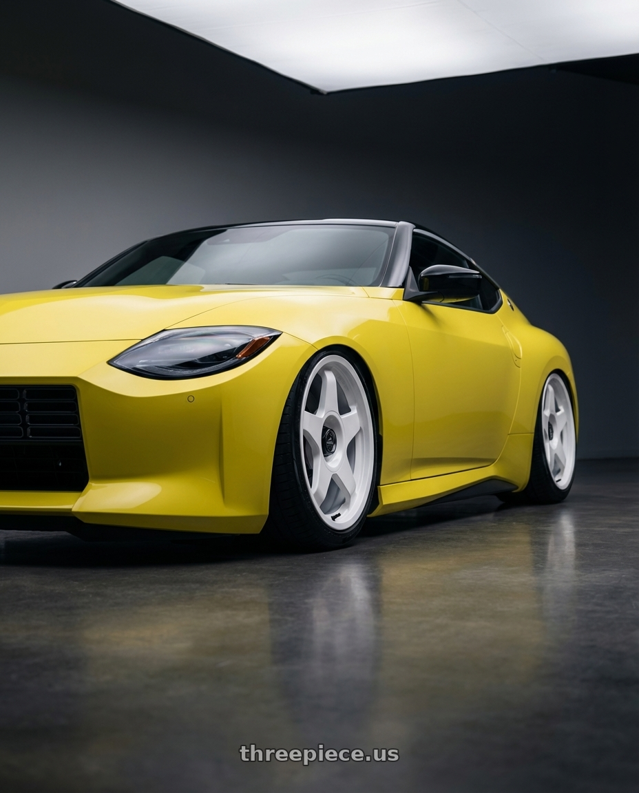 2024 Nissan Z with fifteen52 CHICANE 5x114.3 / 5x120 19x8.5 +35 RALLY WHITE (GLOSS WHITE) wheels