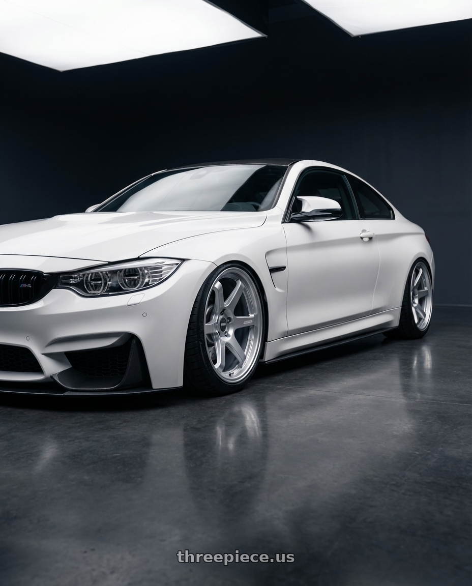 2018 BMW M4 F82 with ESR Wheels APEX SERIES AP6 5x120 19x8.5 +30 Hyper Silver wheels