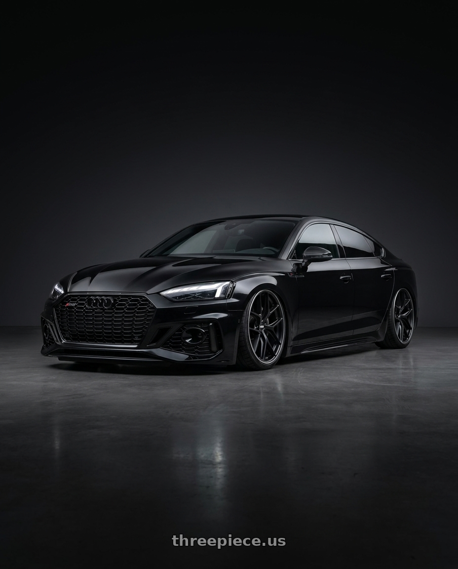 2022 Audi RS5 with BBS CC-R 5x112 20x8.0+27 Satin Black wheels