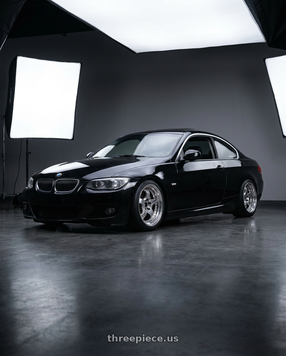 2013 bmw 335is with Work Meister S1 3P 5x120 19x10+37 T Disk Bright Buff Finish wheels