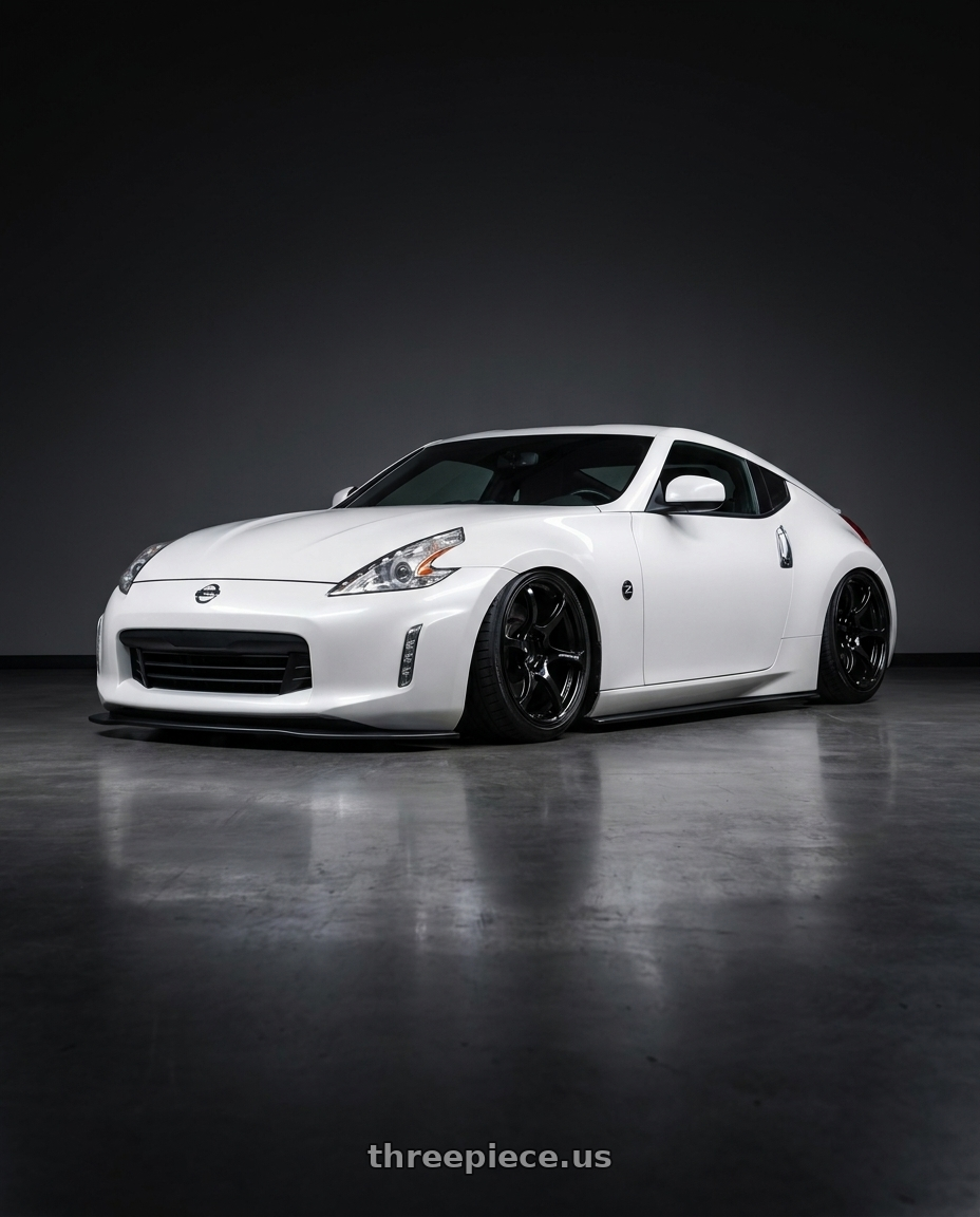 2019 Nissan 370Z with Advan RGIII 5x114.3 19x9.0+25 Gloss Black wheels