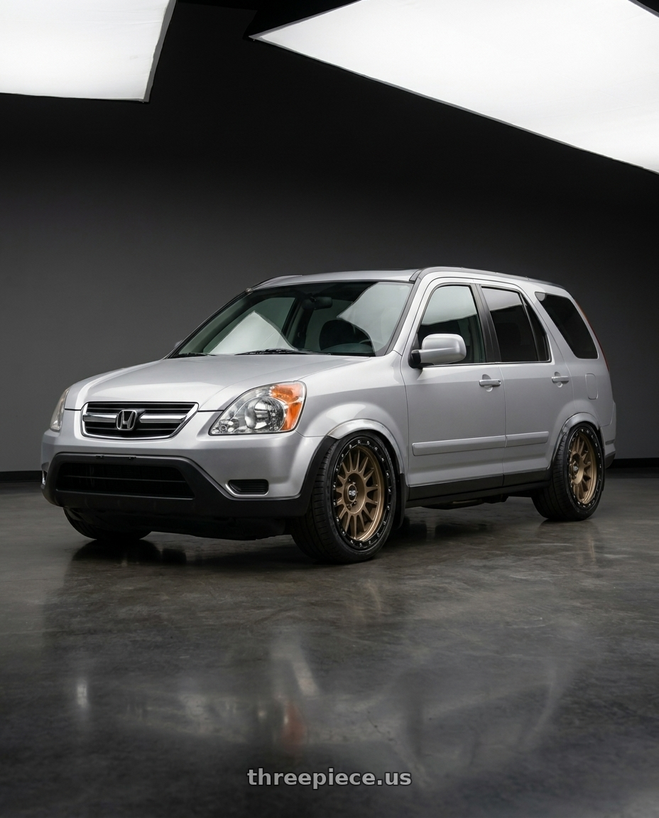 2004 Crv 2 with Scale 4X4 S01 6x139.7 17x8.5 +0 Matte Bronze wheels
