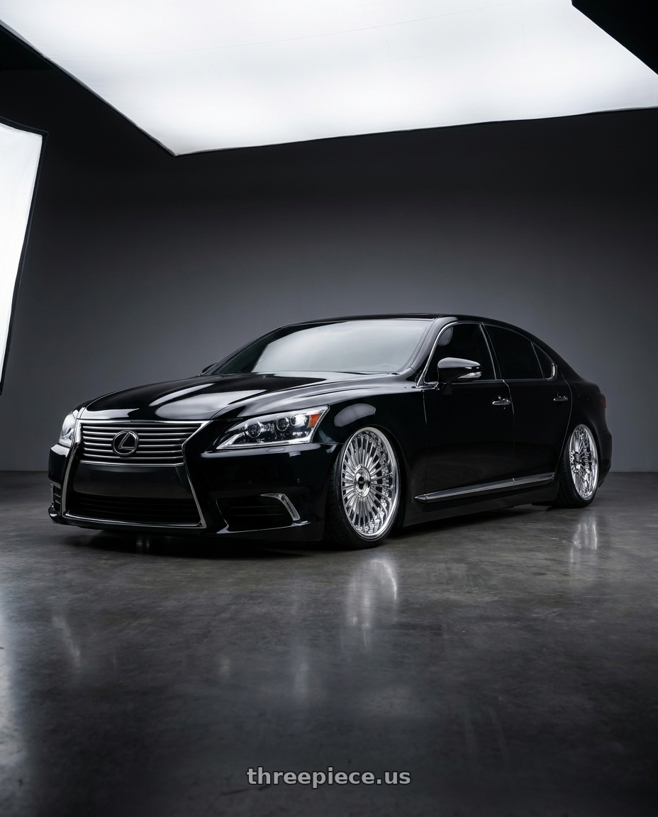 2014 Lexus LS460L with Work Emitz Chrome 5x100 19x9.0 +12 wheels