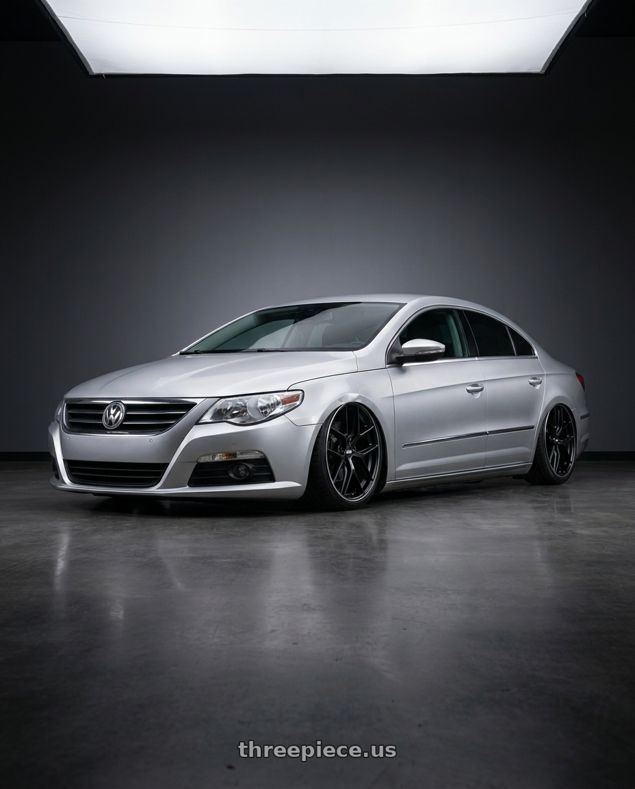 2015 Volkswagen CC with BBS CC-R 5x112 19x8.5+44 Satin Black wheels