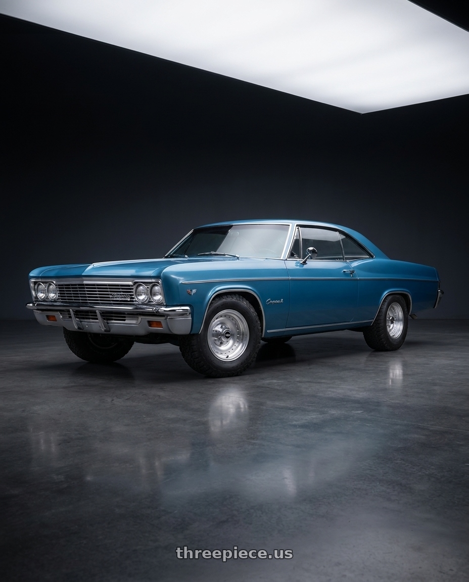 1966 chevy impala with American Racing AR61 OUTLAW I 5X114.3 15X7 -6 MACHINED W/ CLEAR COAT wheels