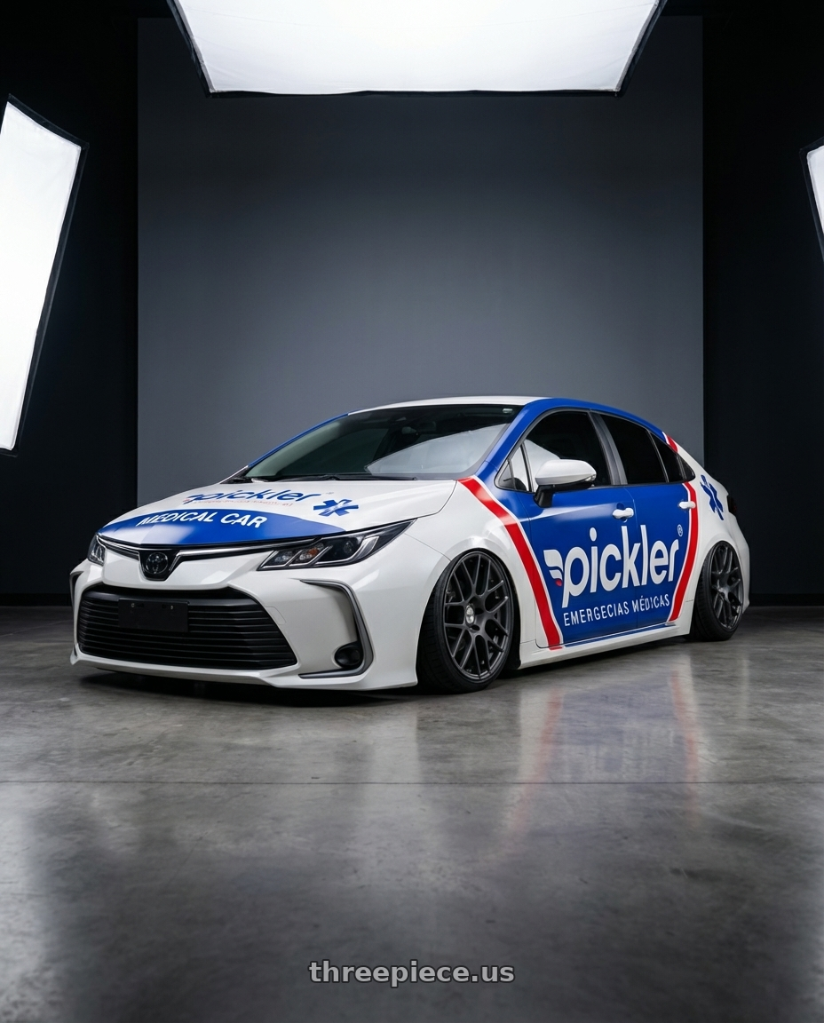 corolla 2025 adesivado pickler with TSW NURBURGRING 5X114.3 17X7.5 +45 MATTE GUNMETAL wheels