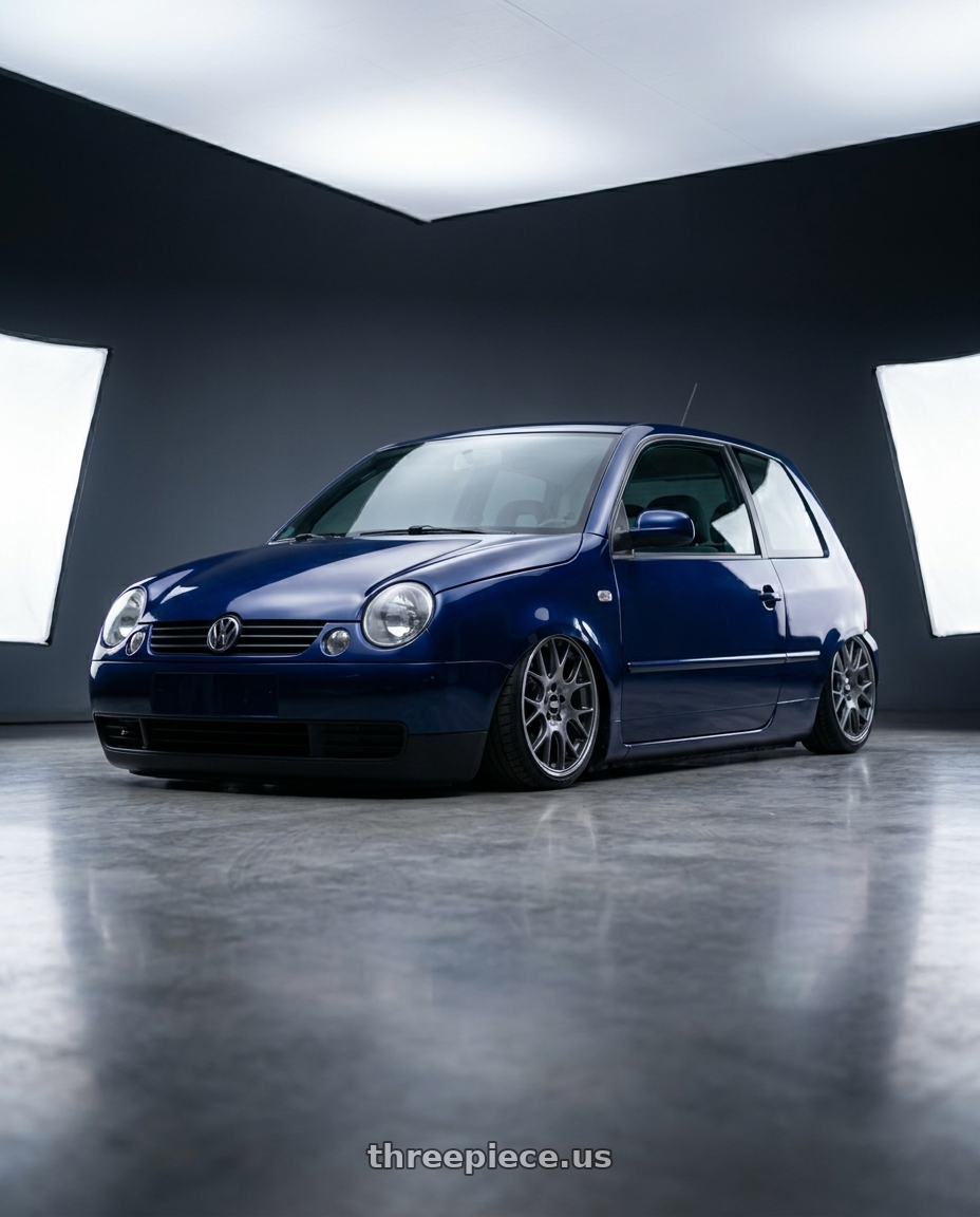 2004 Vw lupo with BBS CH-R 5x112 19x8.5 +32 Satin Titanium Polished Rim Protector wheels