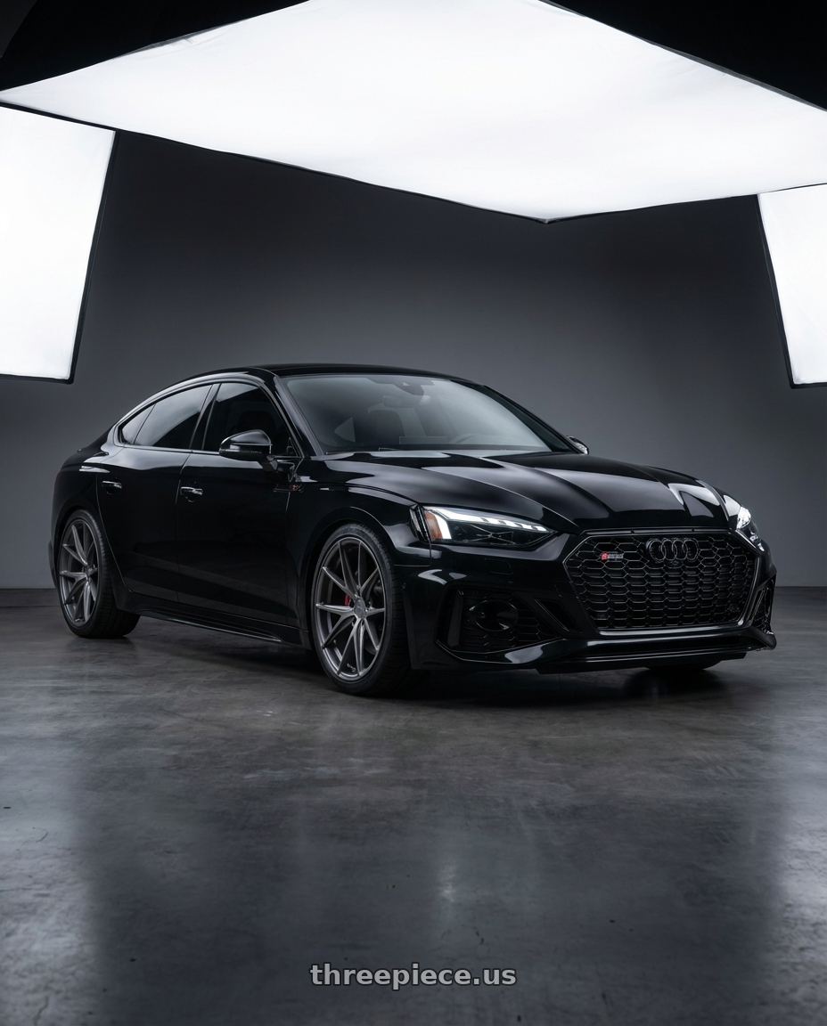 2022 Audi RS5 with Niche 1PC M116 MISANO 5X112 20X10.5 +20 MATTE GUN METAL wheels