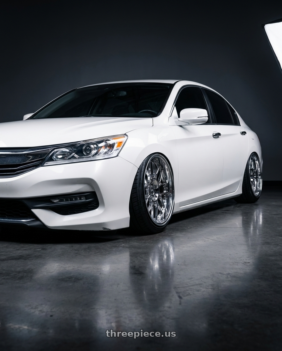 2016 honda accord exl v6 with ESR Wheels CS18 5x114.3 19x9.5 +35 Vacuum Chrome wheels