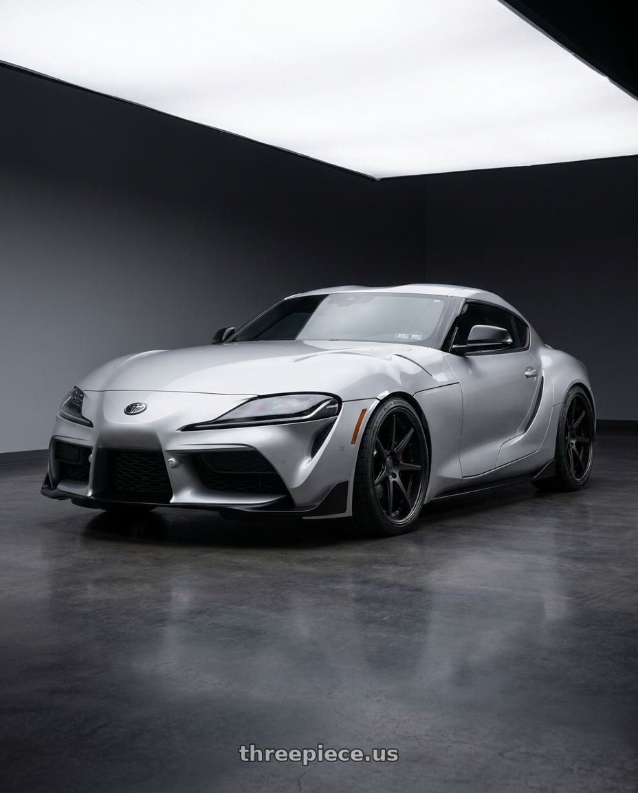 2020 gr supra premium with Work Gnosis Cv201 5x112 20x10.5+38 W Disk Matte Black wheels