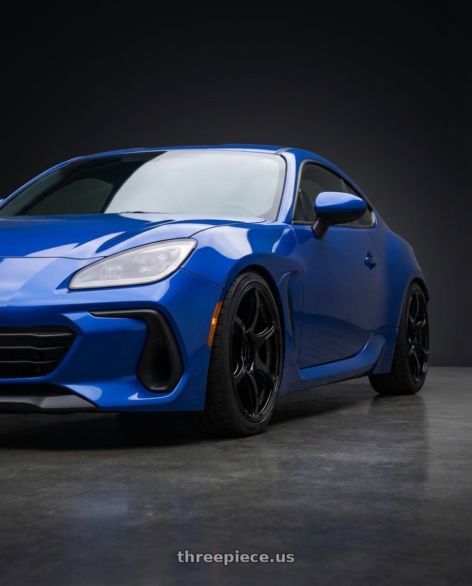 2024 Subaru BRZ with Advan RGIII 5x114.3 18x10.5+25 Gloss Black wheels