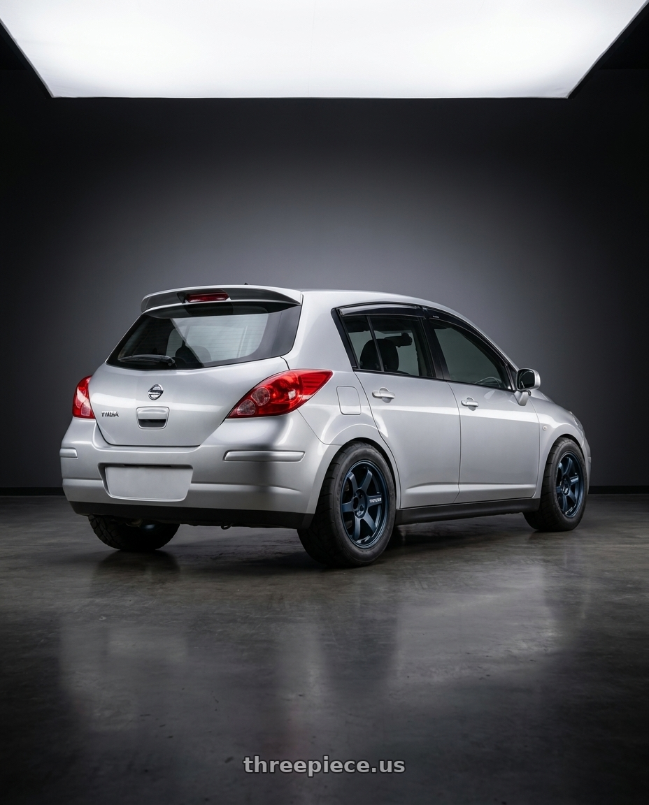 2011 Nissan Tiida with Volk Racing 21a 5x1143 18x8534 Bronze 18x85 Et34 wheels