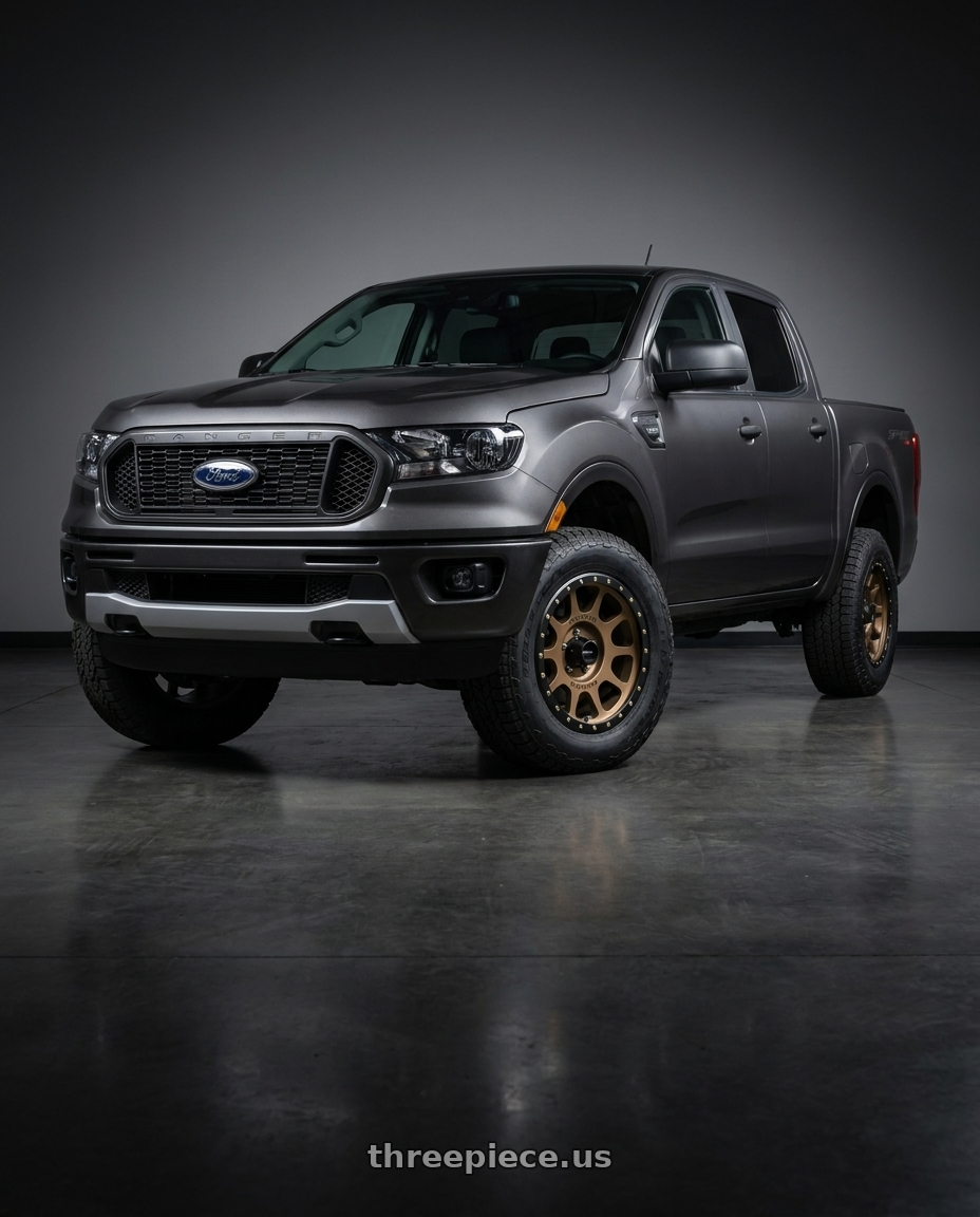 2021 Ford Ranger XL with Method Race Wheels 305BZ NV 6x139.7 18x9 -12 METHOD BRONZE wheels