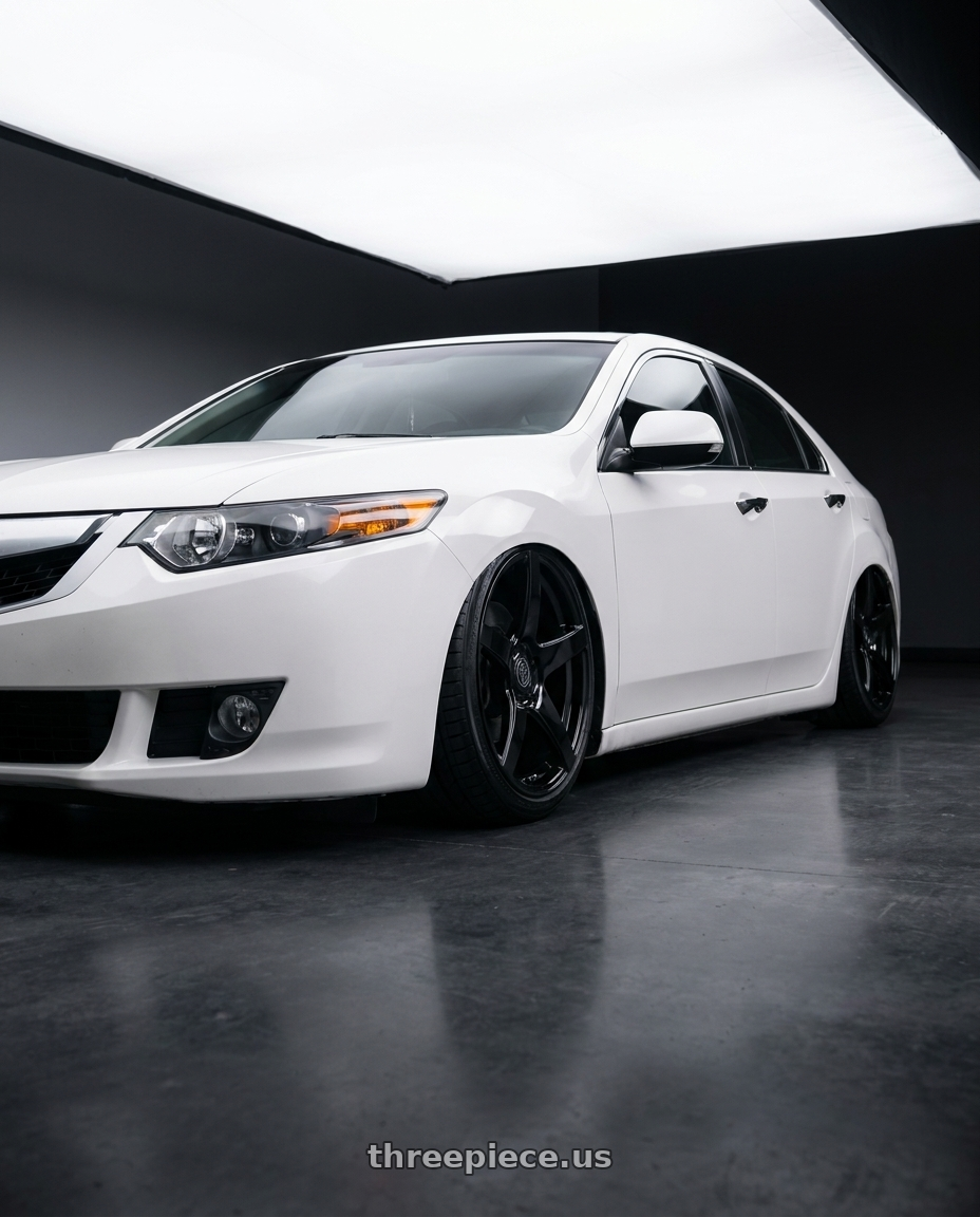 2013 Acura TSX with Forgestar CF5 5x114.3 19x9.5 +29 Gloss Black wheels