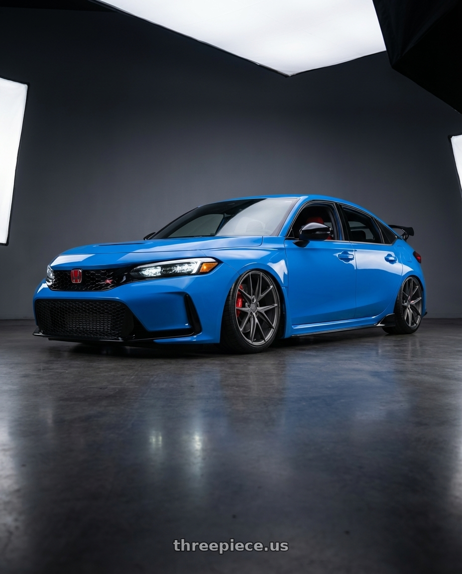 2024 Honda Civic Type R with Niche 1PC M116 MISANO 5X120 19X9.5 +35 MATTE GUN METAL wheels