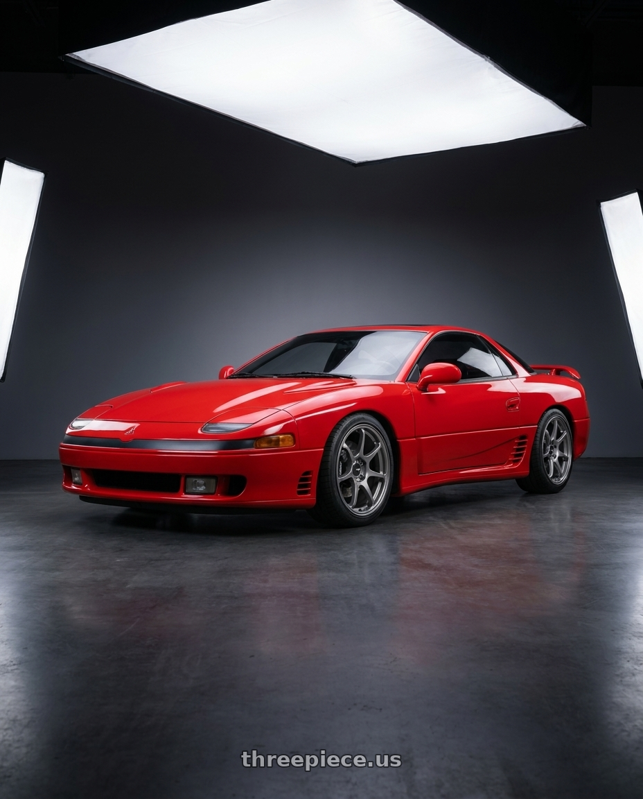 1993 Mitsubishi 3000gt vr4 with Enkei TS-7 5x114.3 18x8.5+45 Storm Gray wheels