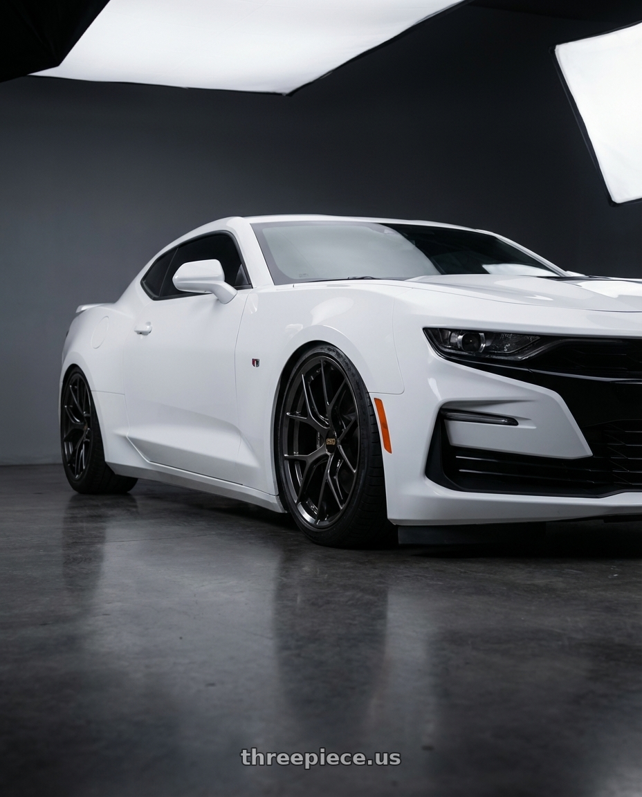 2022 Chevrolet Camaro with BBS FI-R 5x120 20x10.5+35 Diamond Black wheels