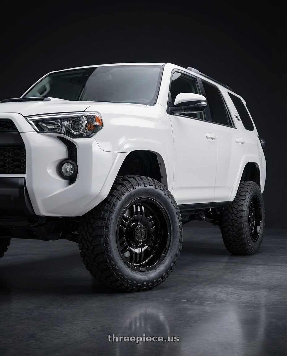 2022 Toyota 4Runner with Gear Off Road 713B 6x139.7 20x9 +10 Gloss Black wheels