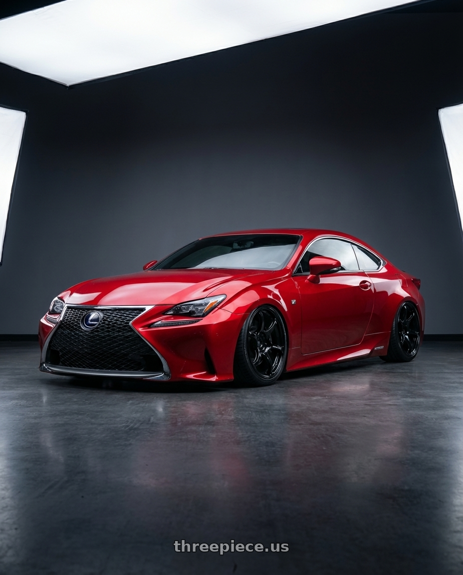 2018 Lexus RC F with Advan RGIII 5x114.3 19x10.5+15 Gloss Black wheels