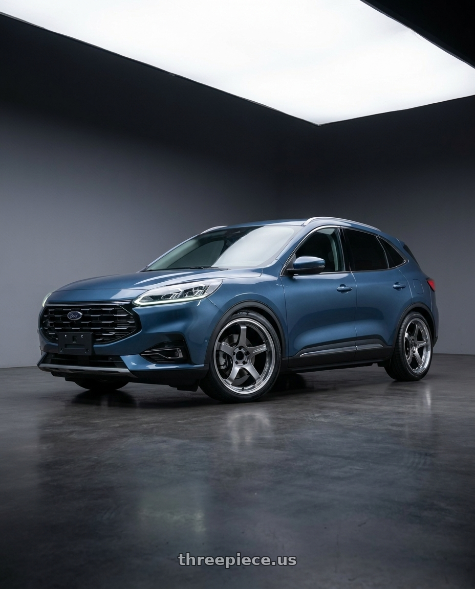 2023 ford Kuga  with Advan Racing GT for PORSCHE 5x130 18x8.5 +50 MACHINING & HYPER PLATINUM BLACK wheels