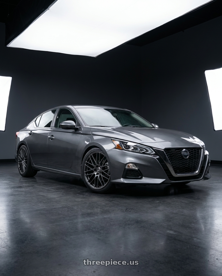 2021 Nissan Altima SV with Enkei EKM3 5x114.3 18x7.5+45 Gunmetal wheels