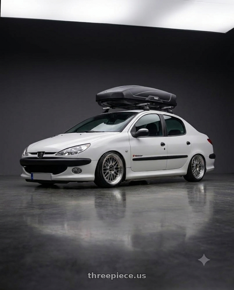 2011 Peugeot 206 SD with BBS LM 5x114.3 17x7.5+38 Diamond Black wheels