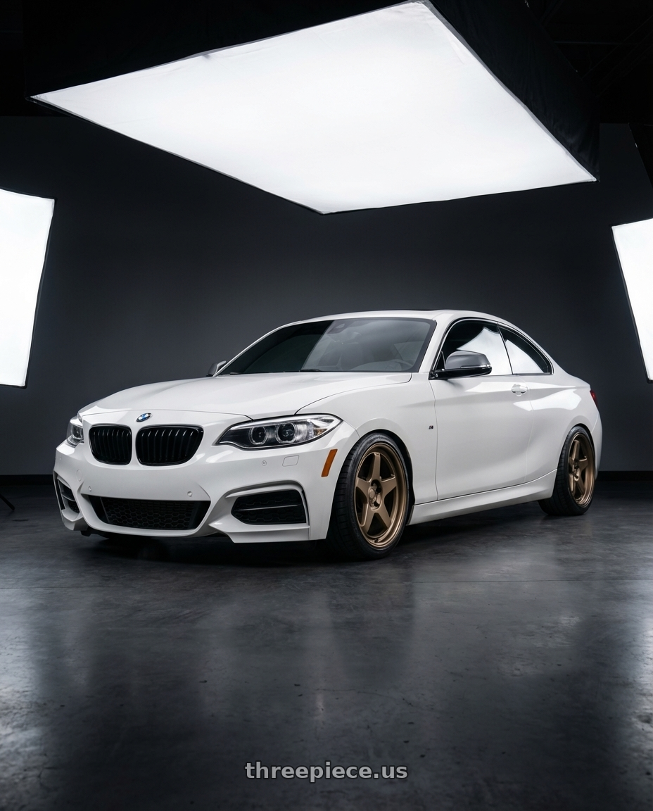 2018 BMW 2 Series F22 with Kansei K12B KNP 5X120 18x9.5 22 Bronze wheels