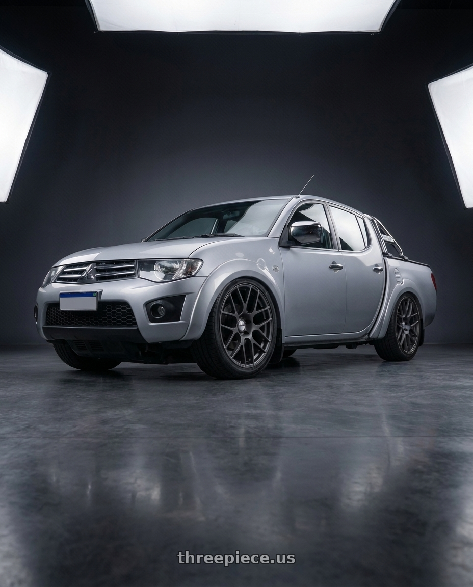 2014 Mitsubishi L200 HPE chumbo with TSW NURBURGRING 5X114.3 17X7.5 +45 MATTE GUNMETAL wheels