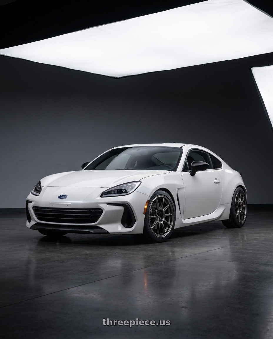 2025 Subaru BRZ Ts with WedsSport TC105X 5x100 18x8.5+43 EJ Titan Face: FR wheels