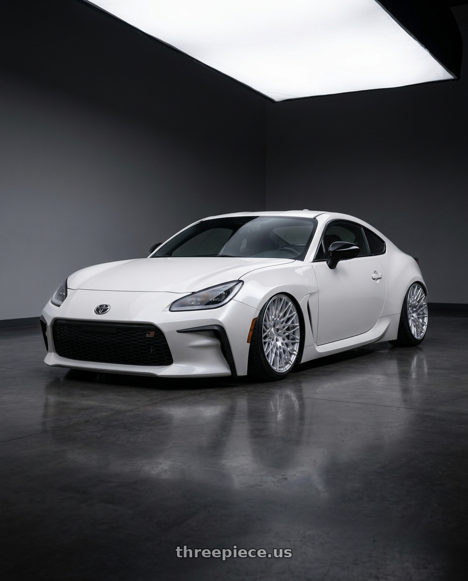 2016 Scion FR-S with Avant Garde Wheels M540 5X100 18x8 +30 Silver Machined wheels