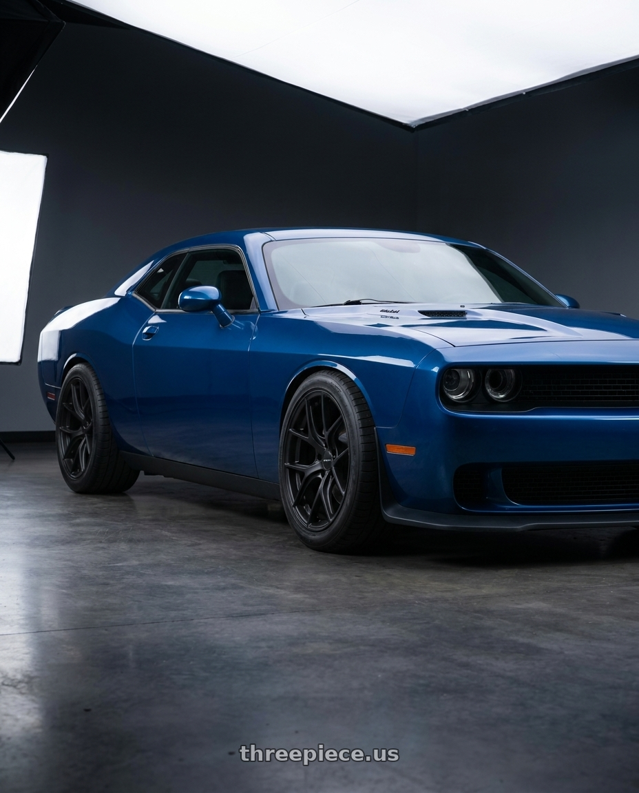 2010 dodge challenger  with Drifz 315SB 5X108 18x9 +38 Satin Black wheels