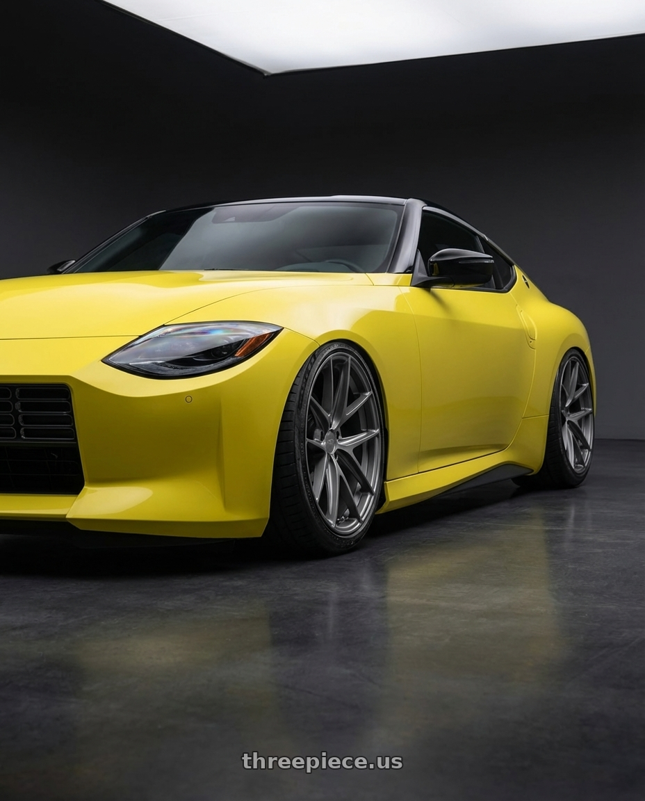 2024 Nissan Z with Niche 1PC M116 MISANO 5X114.3 19X8.5 +45 MATTE GUN METAL wheels