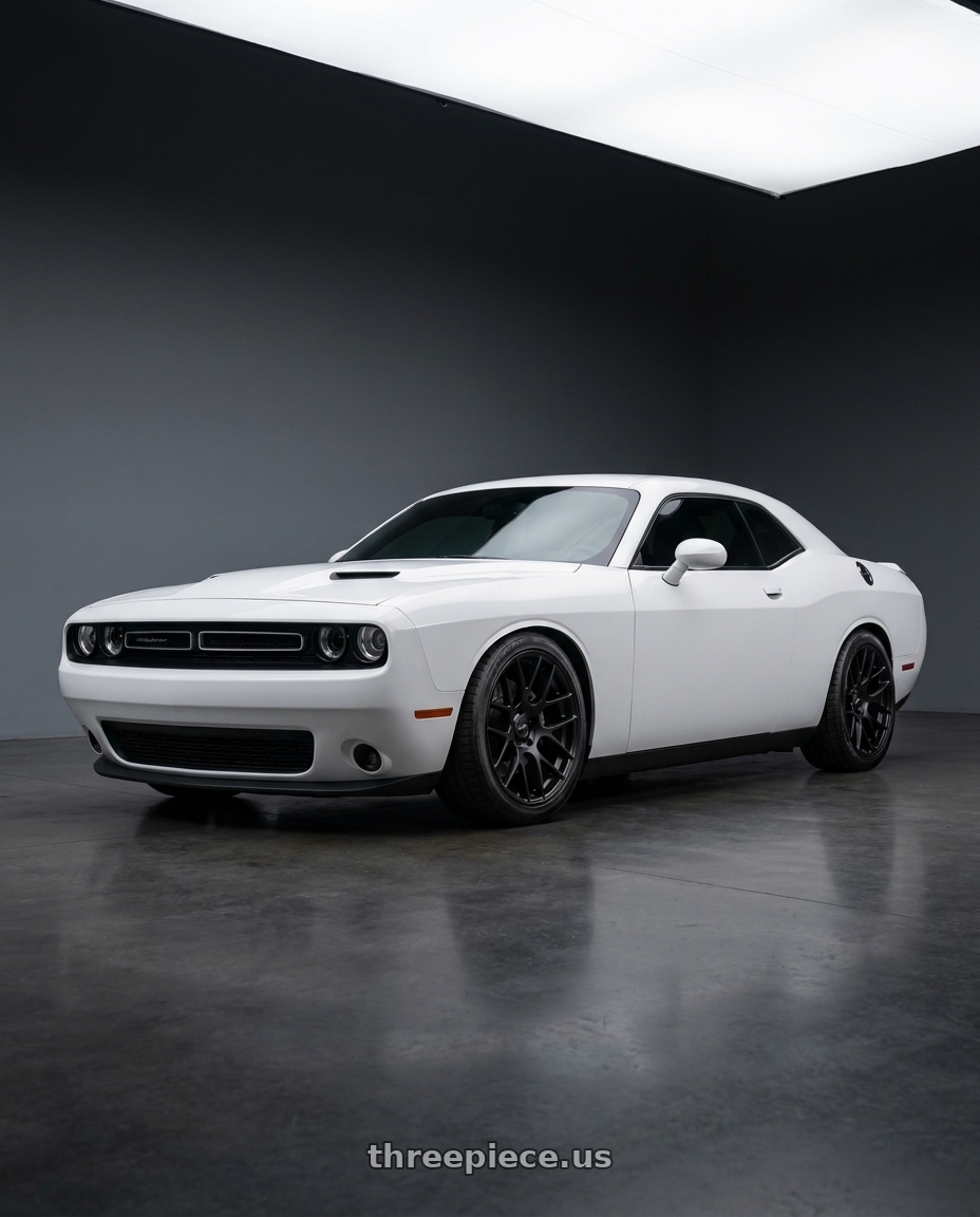 2021 Dodge Challenger SXT with MRR M392 5x115 20x9.5  +12 Matte Black fit Charger Challenger wheels